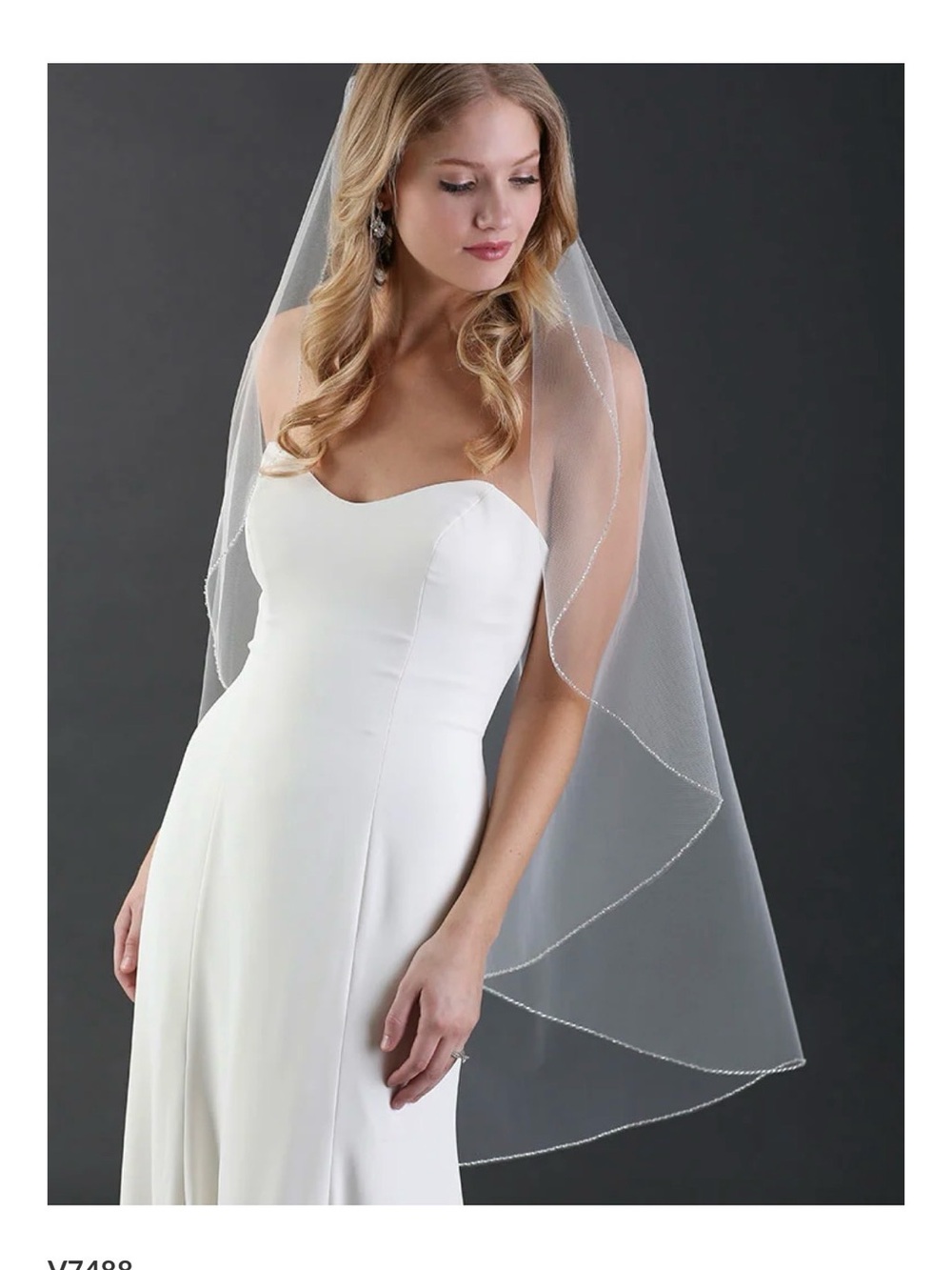 Bel Aire Bridal Veil - Style V7488 - Ivory